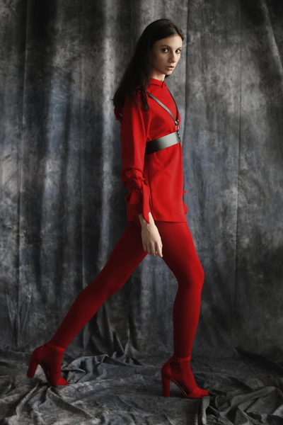 �zel Tasar�m Deri Aksesuar Kemer Siyah AKSESUAR