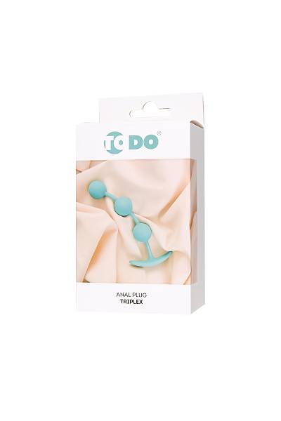 ToDo by Toyfa Triplex anal klf, Silikon, nane, 15 cm,  2,5 cm