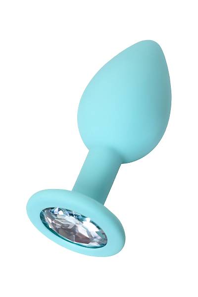 ToDo by Toyfa Brilliant anal klf, silikon, cam gbei, beyaz kristalli, 7 cm,  2,8 cm, 26 g