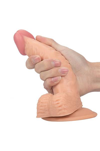 Kemerli Strapon Et Dokulu Yumuak Penis 19cm