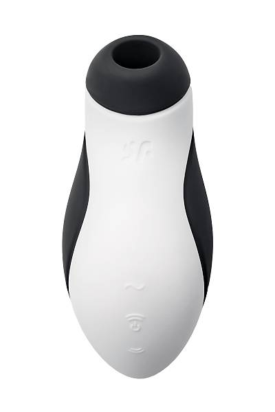 Satisfyer Orca Vakum dalgas temassz klitoral uyarc, silikon, siyah, 11,5 cm