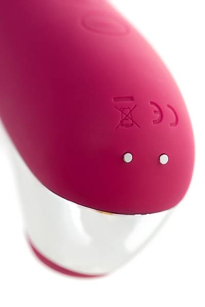 Satisfyer Dual Love Pink Vakum Dalgas� Temass�z Klitoral Stim�lat�r , Silikon, K�rm�z�, 16 cm.