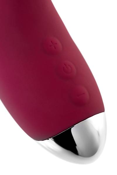 L'ERO�NA by TOYFA Mion klitoral stim�lat�rl� vibrat�r, silikon, bordo, 22 cm