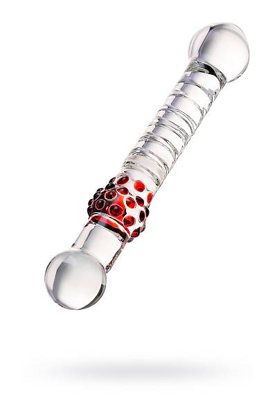 Sexus Glass �ift tarafl� yapay penis, cam, transparan, 22 cm