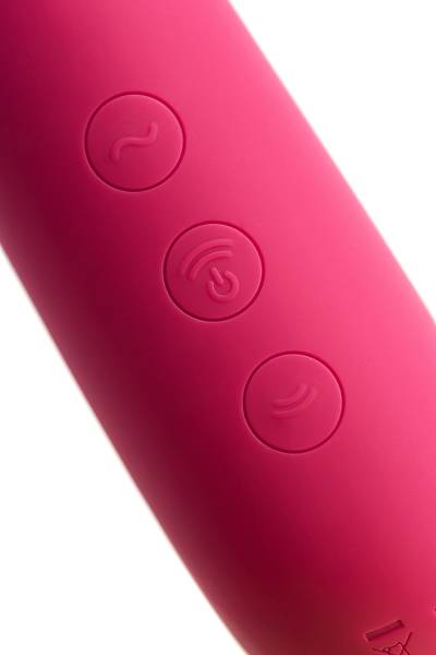Satisfyer Dual Love Pink Vakum Dalgas� Temass�z Klitoral Stim�lat�r , Silikon, K�rm�z�, 16 cm.