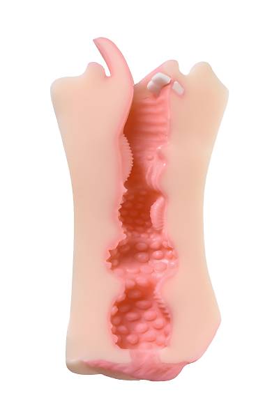 Juicy Pussy by TOYFA Masturbator Gereki Fruity Tongue, Az ve Vajina, TPE Malzeme 9 cm