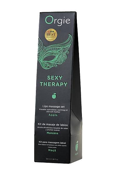 ORGIE Lips Tatl Oyun Seti (pme Masaj Ya, ty), elma, 100 ml