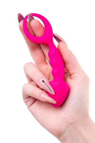 ToDo by Toyfa Bong anal k�l�f, silikon, pembe, 12,5 cm, � 2,5 cm