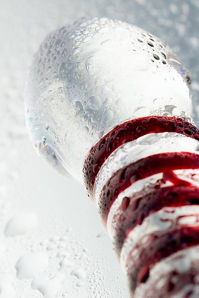 Sexus Glass �ift tarafl� yapay penis, cam, transparan, 21 cm