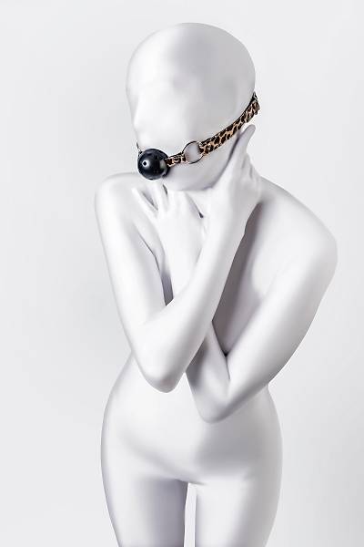 Anonymo Gagas� Fantezi Siyah A��z Topu 64 cm