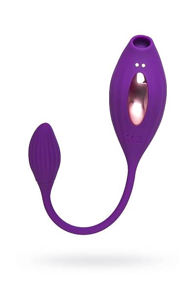 JOS Ginny Vakum Klitoral Vibrator, Silikon, Mor, 31 cm