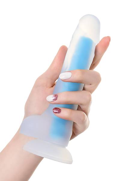 Beyond by Toyfa Yapay penis, karanl�kta parlayan, Matt Glow, Silikon, transparan, 18 cm