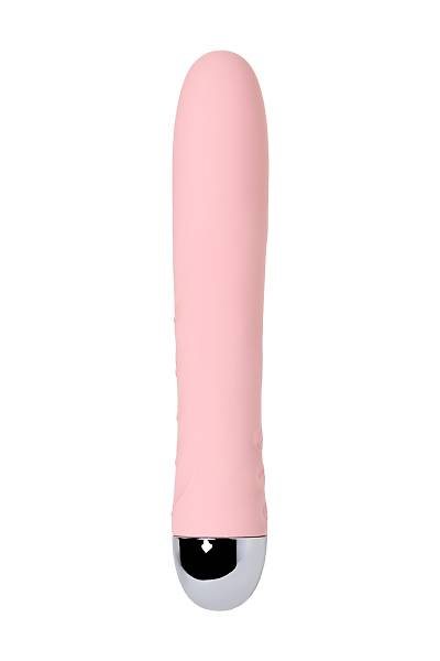 PHYSCS FAHRENHET titreimli toplar olan stma fonksiyonlu vibratr, silikon, pembe, 19 cm