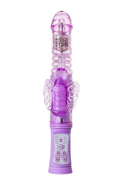 A-Toys by TOYFA Serk High-Tech fantasy klitoral uyar�c� vibrat�r, TPE, mor, 24,5 cm