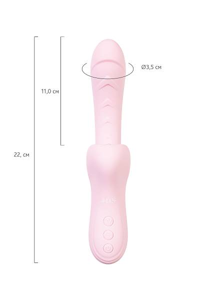 Klitoral uyar�c�l� vibrat�r JOS Orali, silikon, pembe, 22 cm
