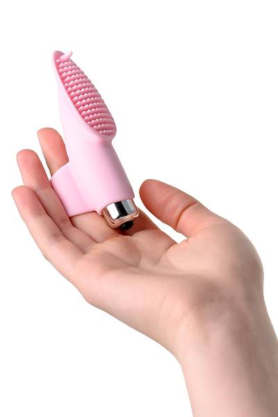 JOS TWTY'NN  Parmak Ucu Vibratr Silikon Pembe, 10,2 cm
