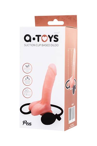 A-Toys by TOYFA Gereki Pea yapay penis, PVC, plak, 20 cm