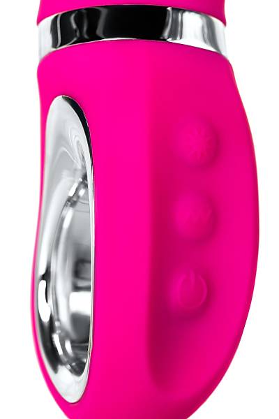 JOS PLO Vibratr, WOW Modlu, Silikon, Pembe, 20 cm