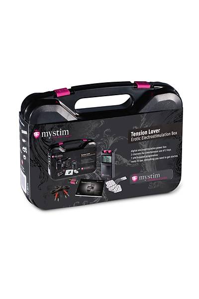 Mystim Tension Lover digital d�rt� kayna��, 7 Program, siyah
