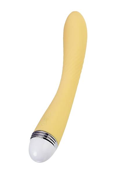 Flovetta by Toyfa Calla vibrat�r�, silikon, sar�, 22 cm