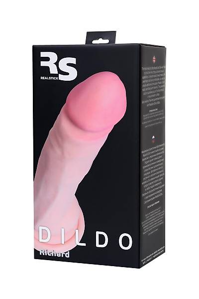TOYFA RealStick Elite Richard ger�ek�i Yapay penis, TPR, ��plak, 20 cm