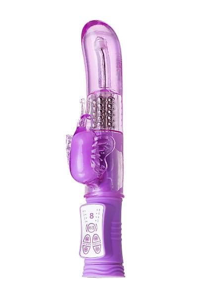 A-Toys by TOYFA High-Tech fantasy klitoral uyar�c� vibrat�r, TPE, mor, 22,4 cm