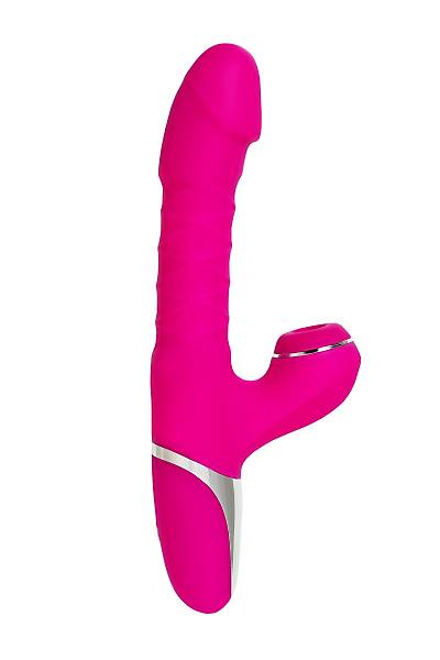 JOS TO-FROLLY Vakum Dalgas� Vibrat�r�, Silikon, Pembe, 21,5 cm
