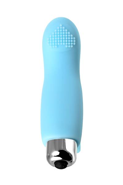 JOS DANKO'NUN G noktas iin parmak vibratr, silikon, mavi, 9,5 cm