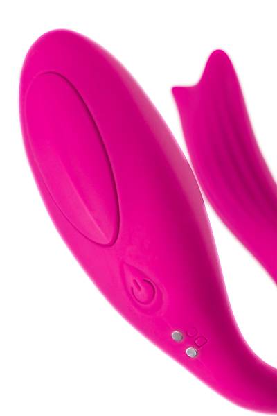 A-Toys by TOYFA Dolphy �iftler ��in Vibrat�r, Silikon, Pembe, 9,6 cm