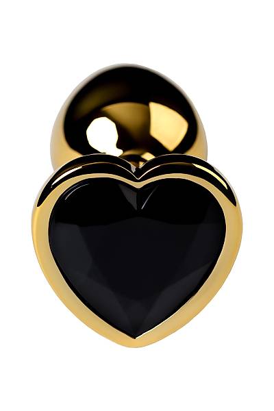 Metal by TOYFA anal k�l�f, Metal, alt�n, siyah kristalli, 7 cm, � 2,7 cm, 50 g