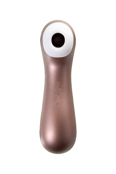 Satisfyer PRO 2+ Titreim vakum dalgas temassz klitoris stimlatr, silikon, pembe, 15 cm