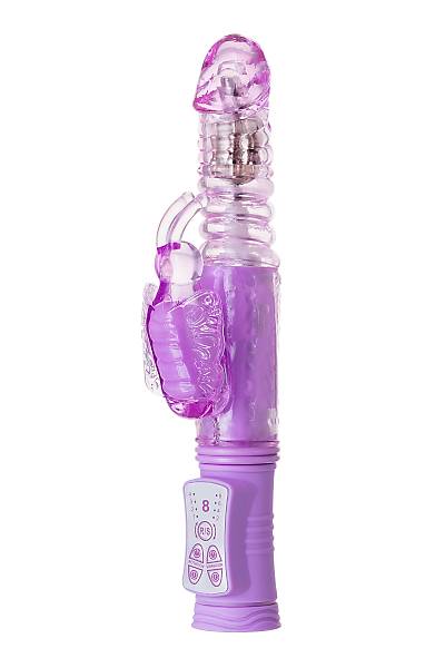 A-Toys by TOYFA Serk High-Tech fantasy klitoral uyar�c� vibrat�r, TPE, mor, 24,5 cm