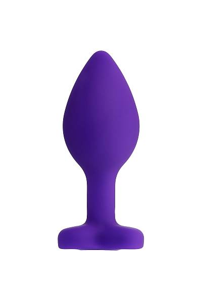 ToDo by Toyfa Diamond Heart anal k�l�f, Silikon, mor, 7 cm, � 2 cm, 18 g