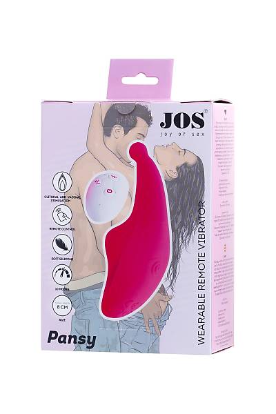 JOS Pansy Clitoral Vibrator, Silicone, Penbe, 8 cm