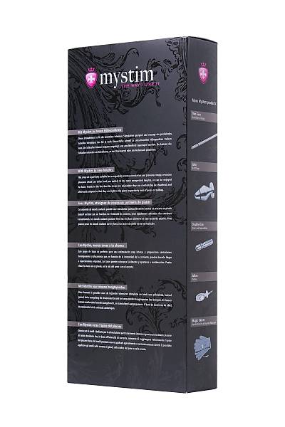 Mystim Rodeo Robin'in penis kement, Elektrik stim�lasyonu, silikon, siyah, 42cm