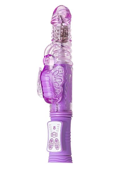 A-Toys by TOYFA Serk High-Tech fantasy klitoral uyar�c� vibrat�r, TPE, mor, 24,5 cm
