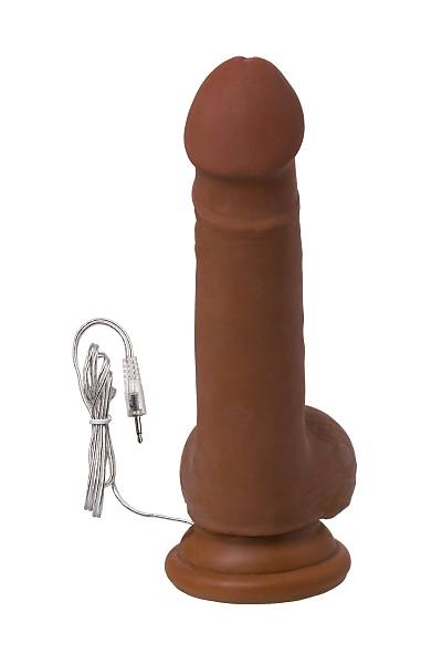 TOYFA RealStick Elite Mulatto Ger�ek�i Vibrat�r, Kahverengi, 13 cm