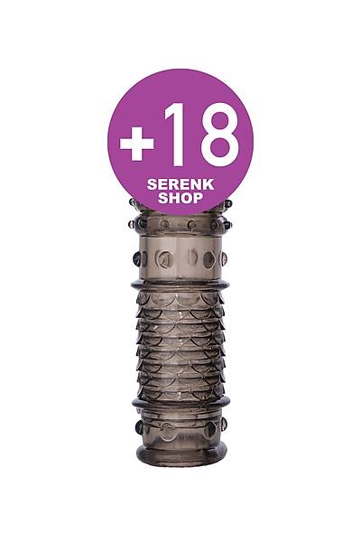 ToyFa XLover Penis Kl�f�, TPE, Siyah �effaf, 13,5 cm