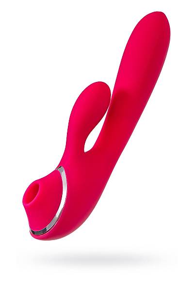 Klitoral uyar�c�l� vibrat�r JOS Doobl, silikon, pembe, 20 cm