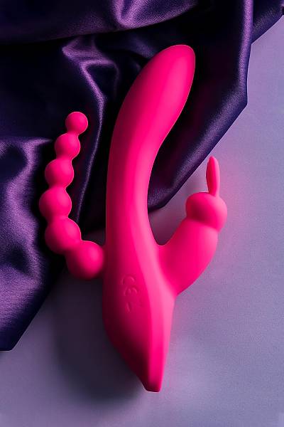 JOS SPANKY ��l� titre�im uyar�c�s�, silikon, pembe, 21 cm