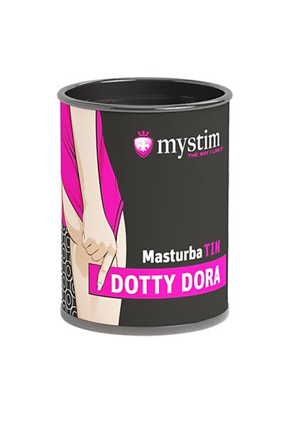 Mystim Mast�rbat�r MasturbaT�N Dotty Dora, TPE, beyaz, 4,5 cm