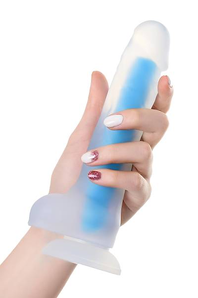 Beyond by Toyfa Yapay penis, karanl�kta parlayan, Steve Glow, Silikon, Transparan, 20 cm