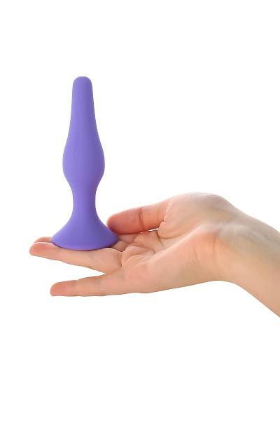 A-Toys by TOYFA anal klf, silikon, mor, 12,5 cm