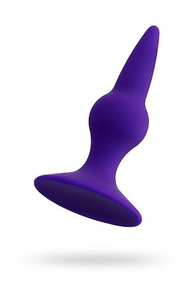 ToDo by Toyfa Klapsy Anal Plug, Silikon, Mor, 10,5 cm,  3 cm