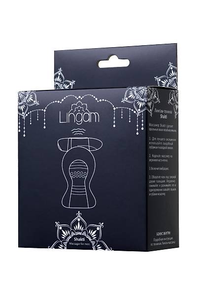 Lingam by TOYFA Masturbator ger�ek�i olmayan Shakti, TPE, Transparan, 9 cm