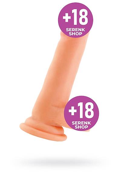 TOYFA RealStick Elite Zack vantuzlu yapay penis, TPR Malzeme18 cm