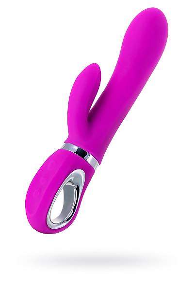 JOS JOLY Klitoral stimlatrl vibratr, WOW modu, silikon, mor, 19,6 cm