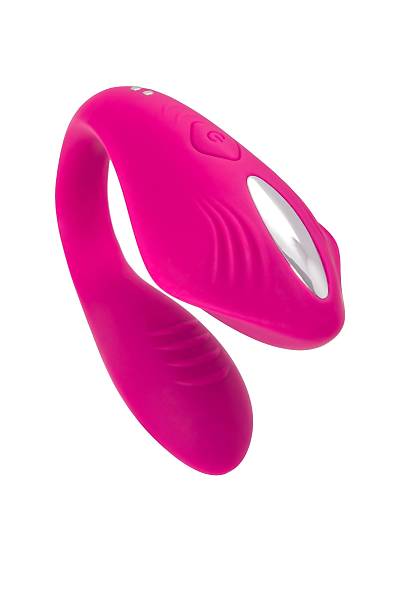 A-Toys by TOYFA Cobrum �iftler ��in Vibrat�r, Silikon, Pembe, 9,6 cm