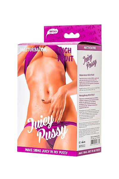 Juicy Pussy by TOYFA Masturbator Gereki Rich Fruit, TPR, plak, 16 cm