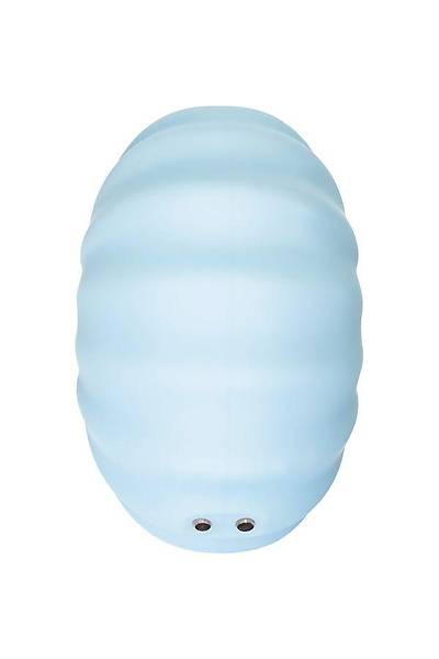 Qli by Flovetta Scall'dan vakum dalgas klitoral uyarc , silikon, mavi, 6 cm